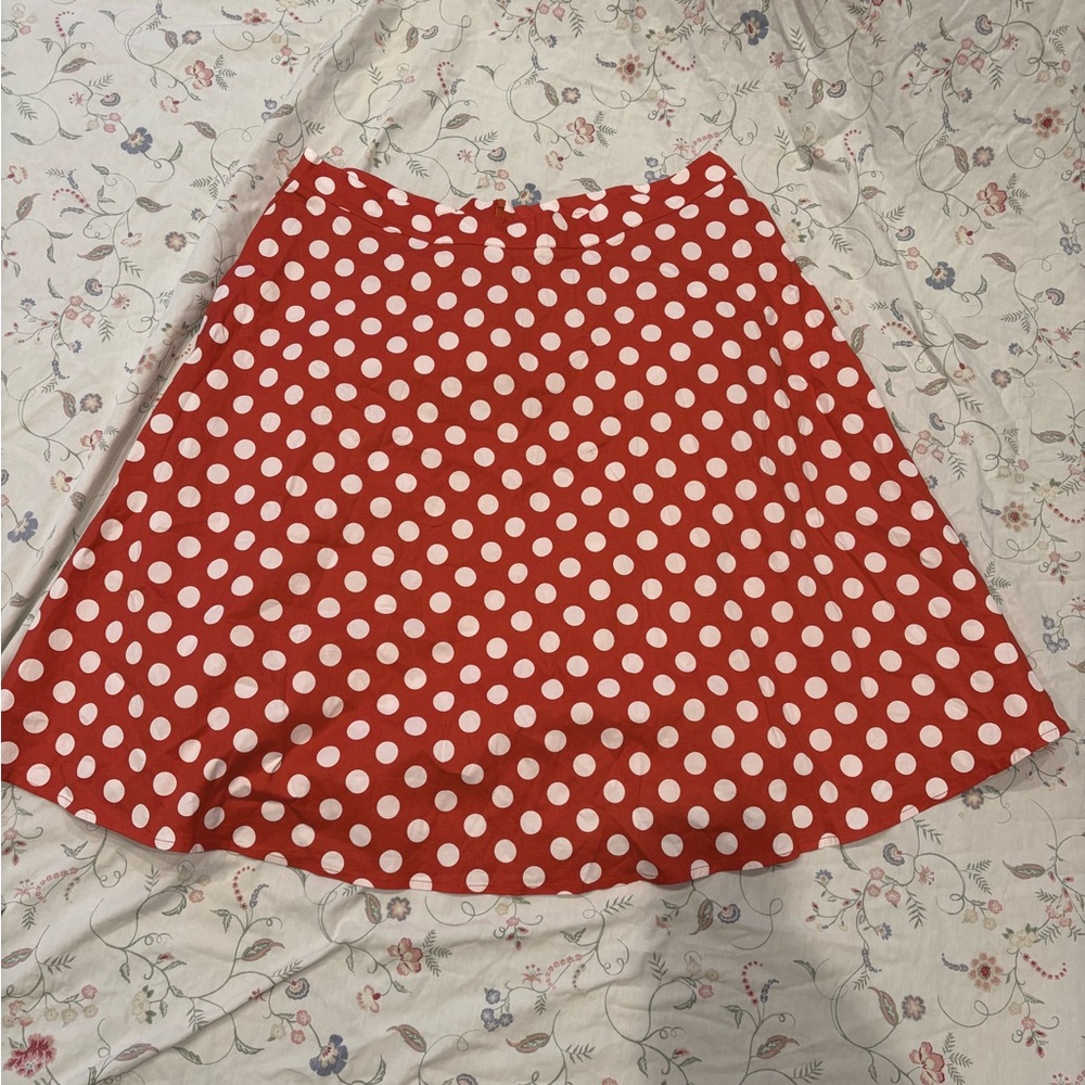 Red Polka Dot Skirt